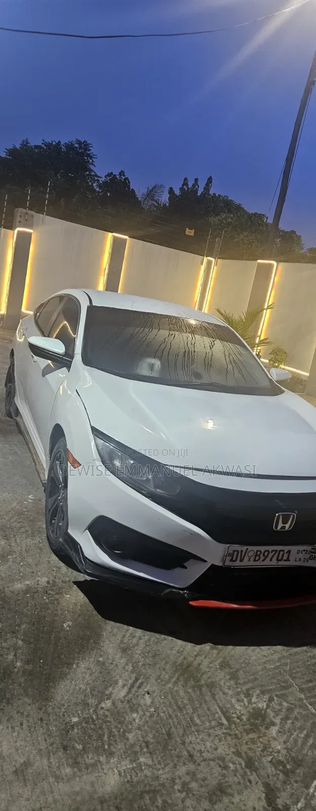 Honda Civic LX Coupe 2019 White