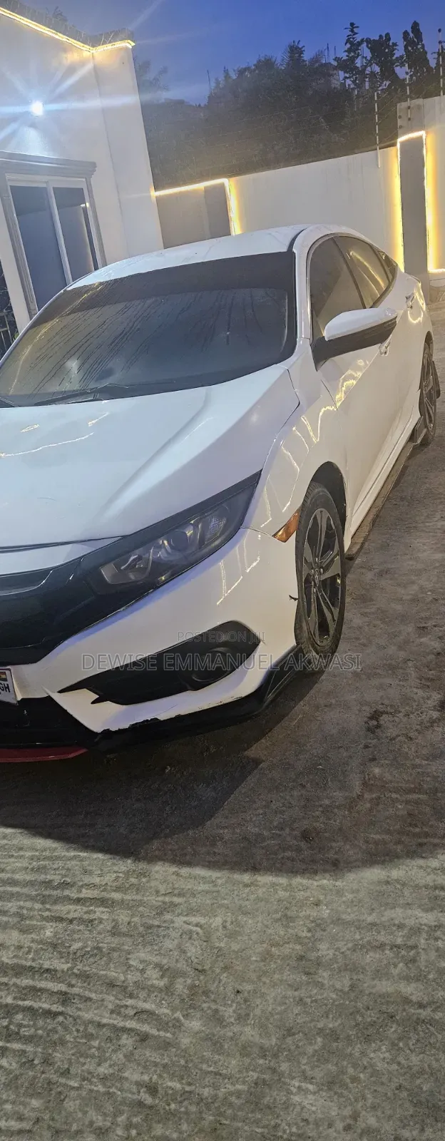 Honda Civic LX Coupe 2019 White