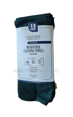Clean Pro Microfibre Cleaning Towels - 15 Pack.