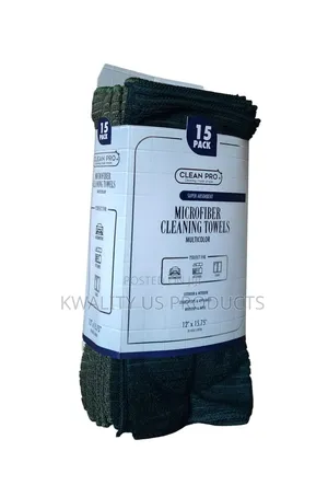 Clean Pro Microfibre Cleaning Towels - 15 Pack.