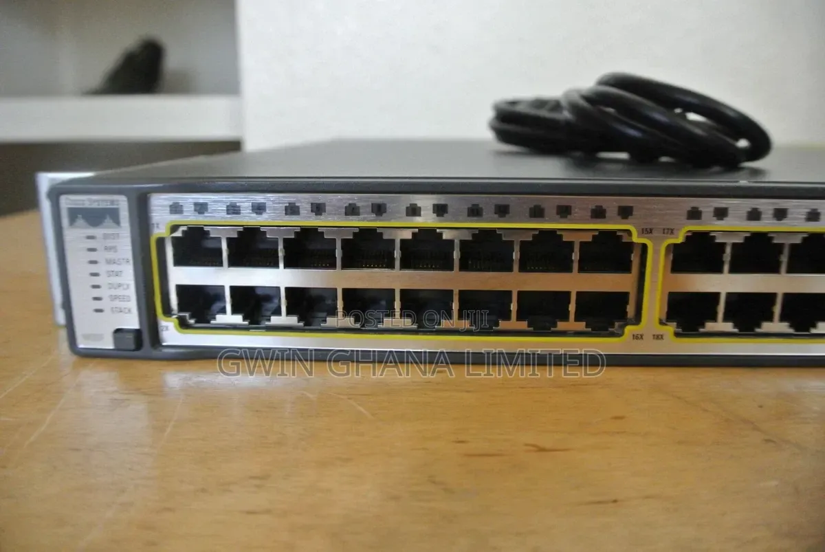 Cisco Catalyst 3750g 48port Gigabit Poe Manged Switch.