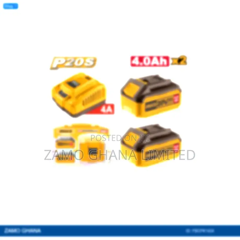 P20s Lithiumion Battery and Charger Kit 20v 2x4ah - Fbcpk1424