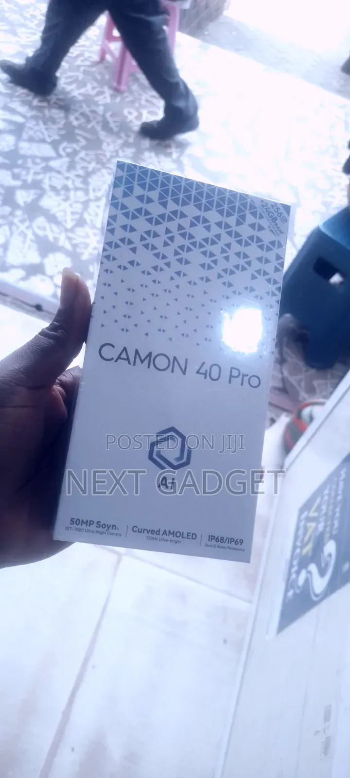 New Tecno Camon 40 Pro 5G 256 GB Black