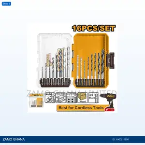 16 PCS Metal, Multifunction Drill, and Wood Drill Bits - Akdl11606