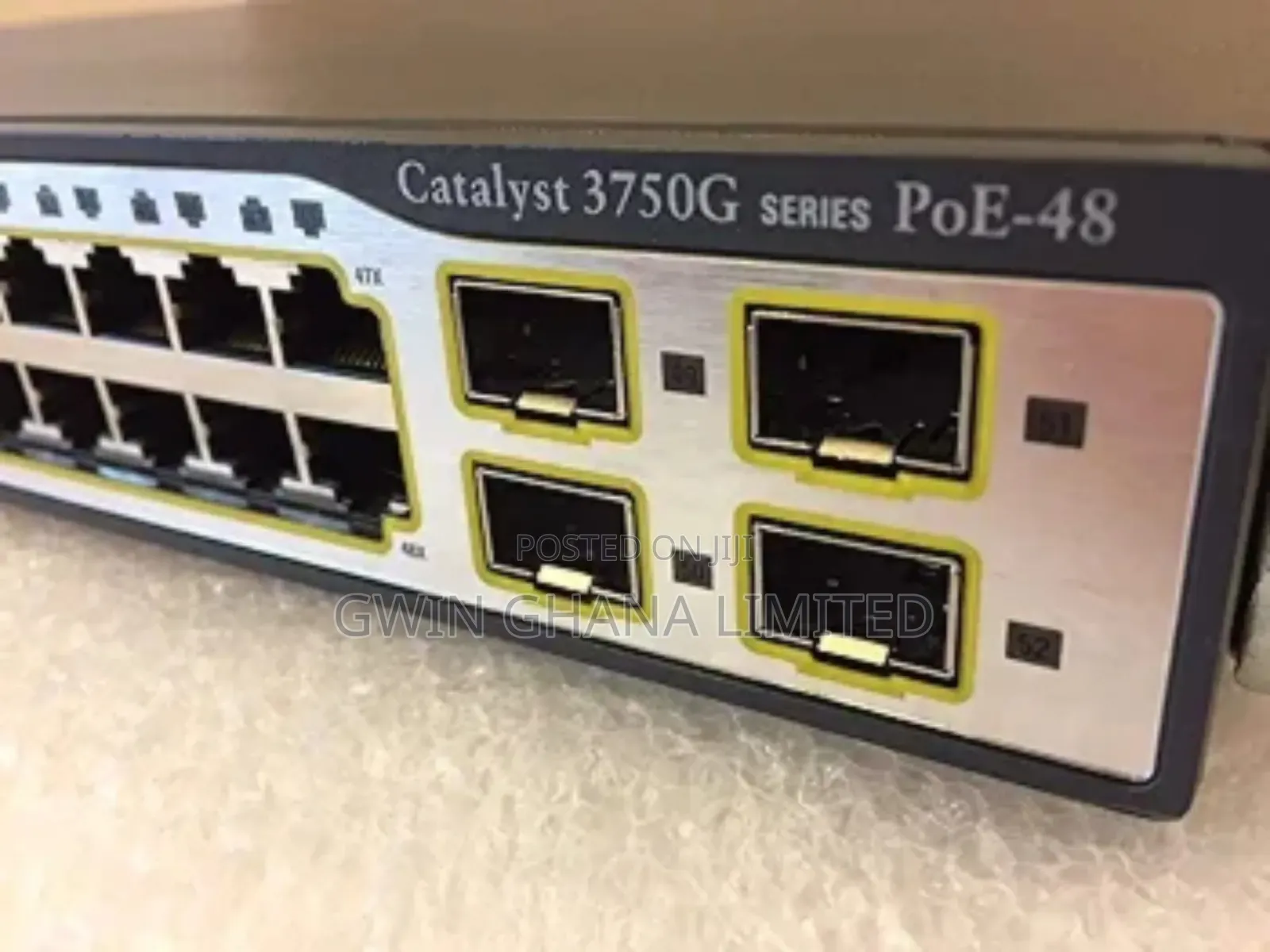 Cisco Catalyst 3750g 48port Gigabit Poe Manged Switch.