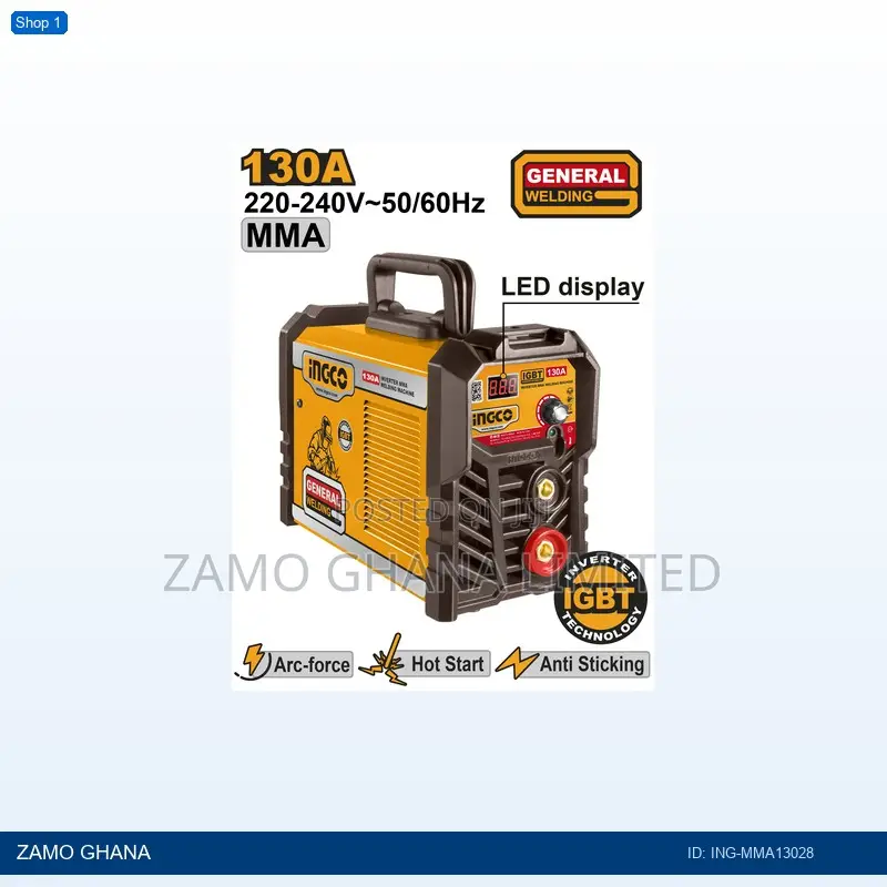 Inverter Mma Welding Machine 130a at - Ing-Mma13028