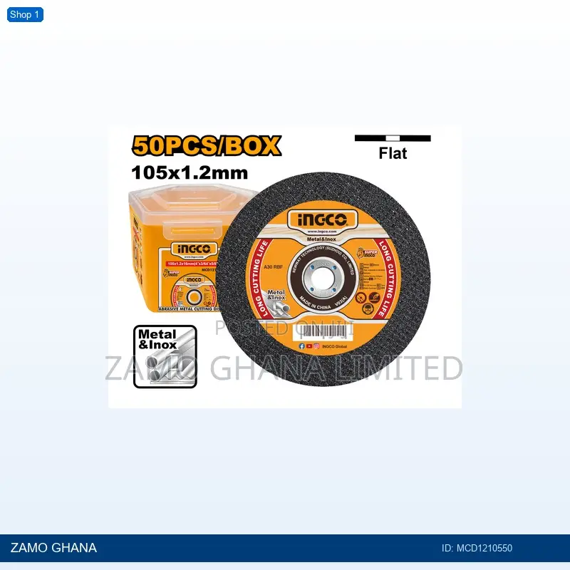 Abrasive Metal Cutting Disc - MCD
