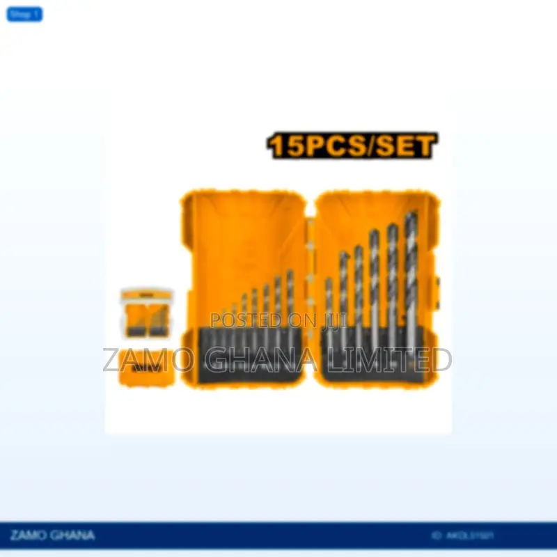 15pcs HSS Drill Bits - Akdl51501
