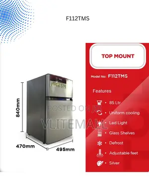 TCL Top Mount Refrigerator F112tms