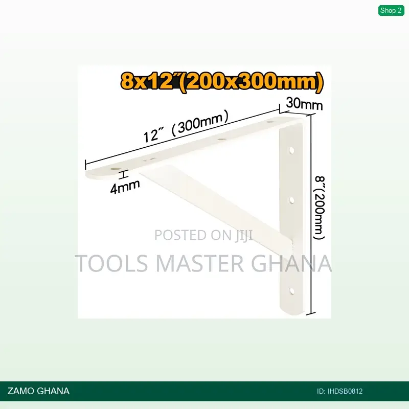 Heavy Duty Shelf Brackets - Ihdsb0812