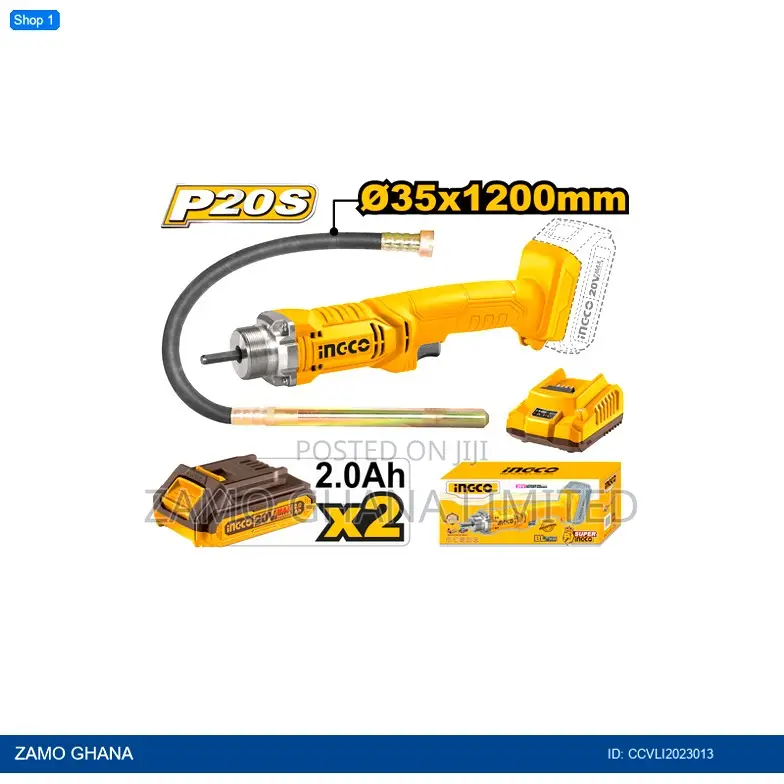Cordle Concrete Vibrator 20v - Ccvli