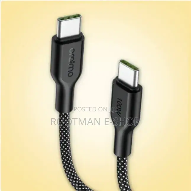 Ultra Durable Type-C-to Type-C 100w Oraimo Cable