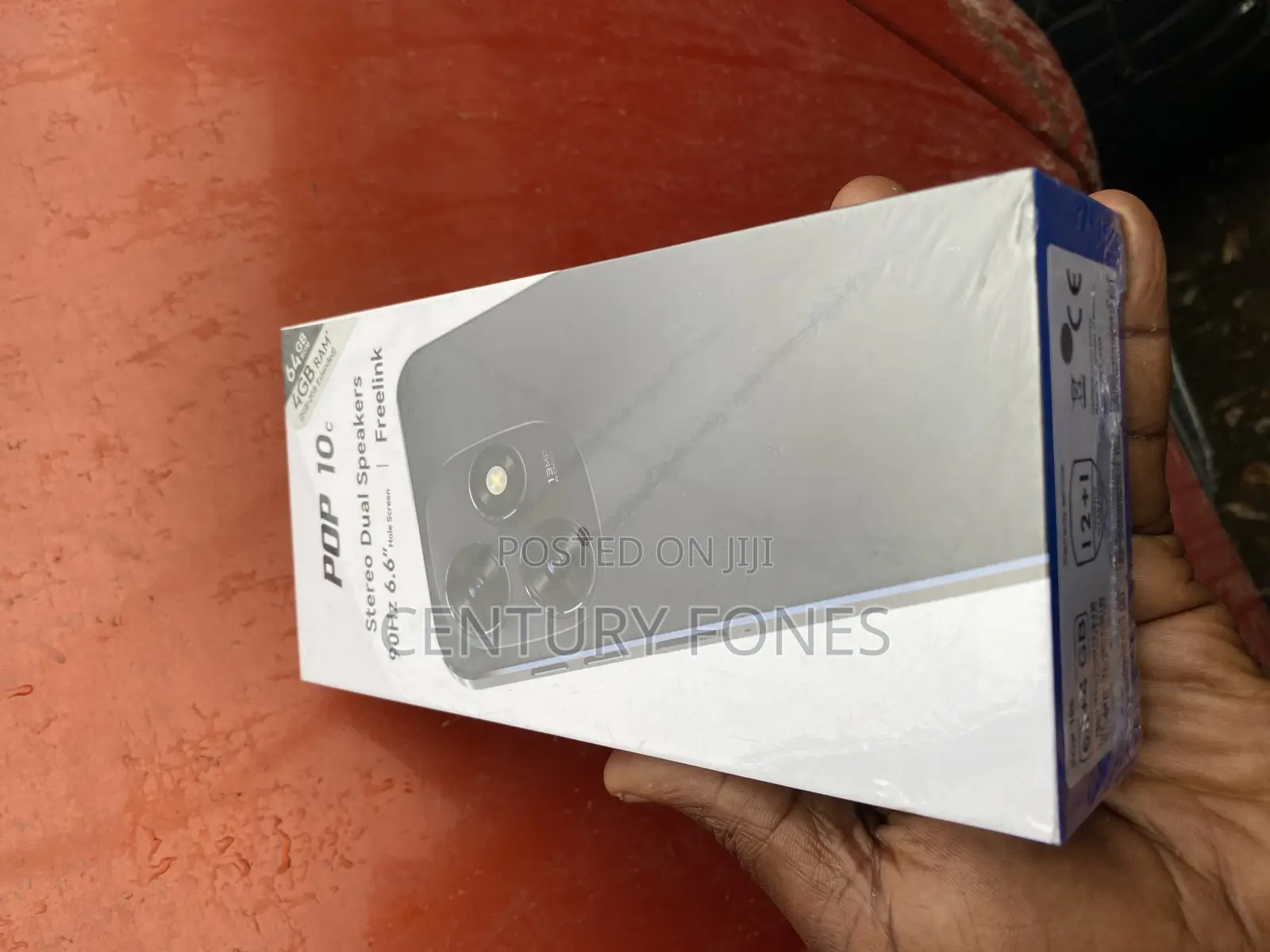New Tecno Pop 10C 64 GB Black
