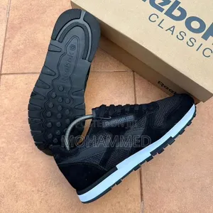 Classic Reebok Black Black and White