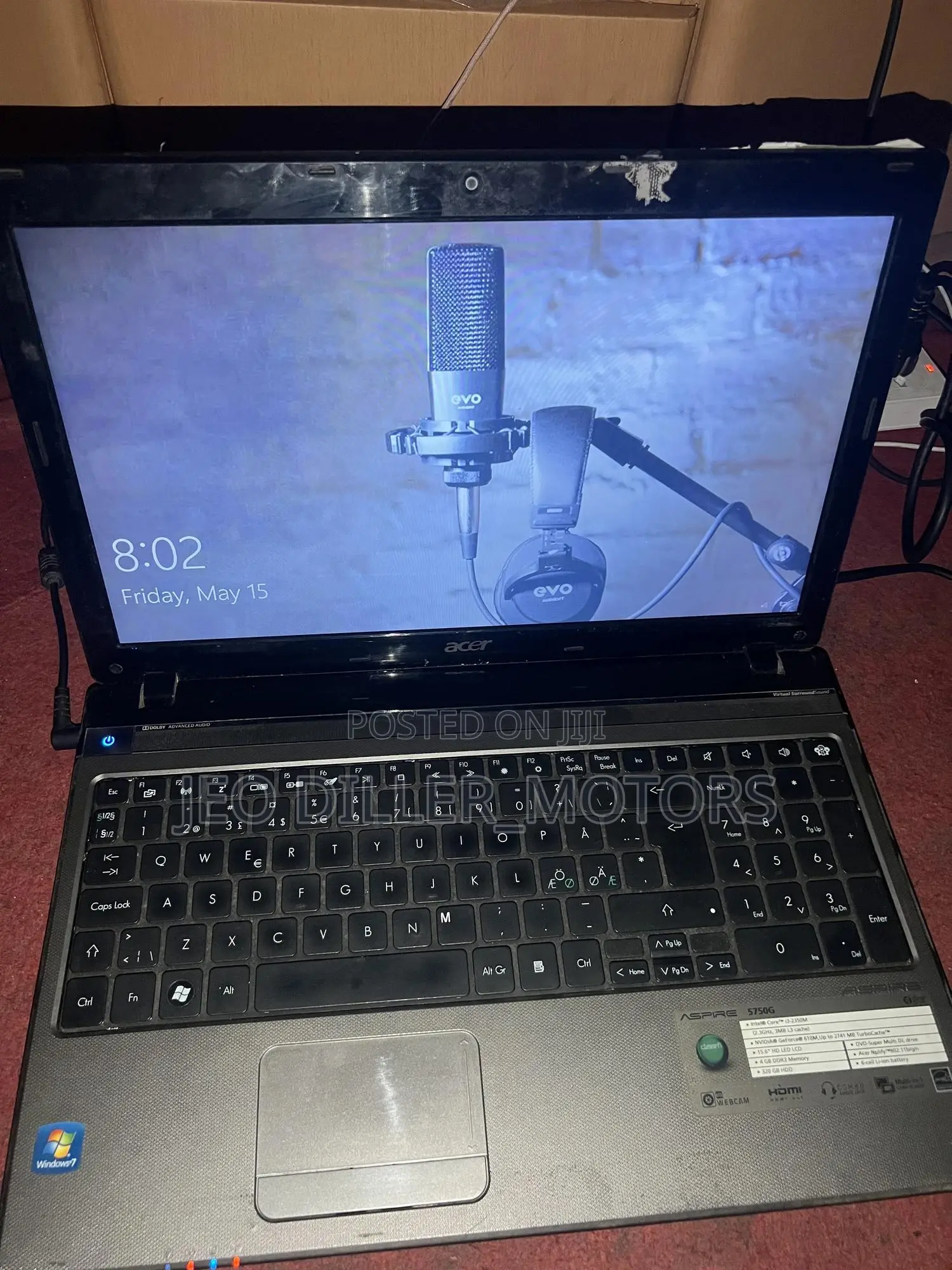 Laptop Acer Aspire 5 6GB Intel Core i5 HDD 500GB