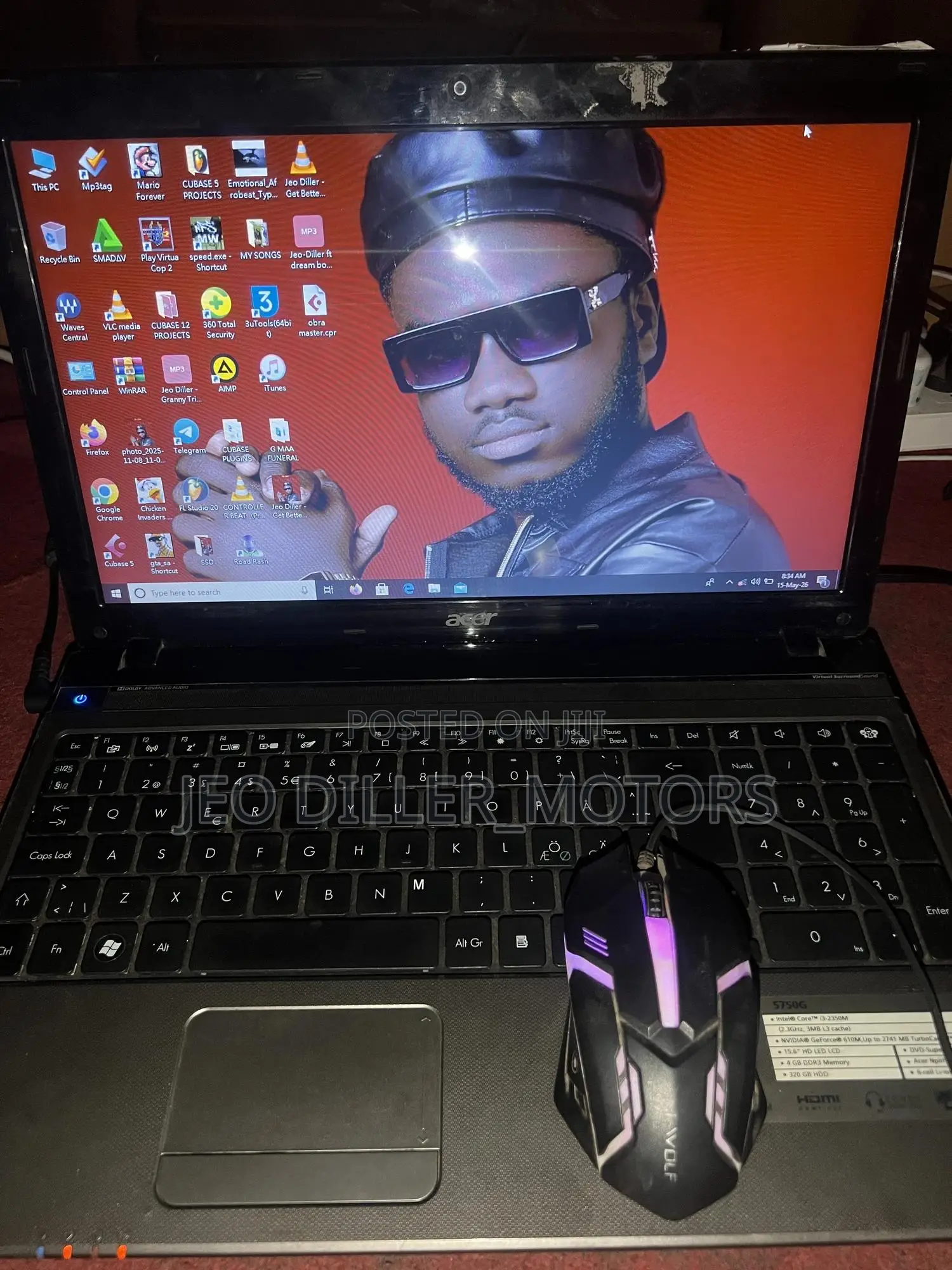 Laptop Acer Aspire 5 6GB Intel Core i5 HDD 500GB