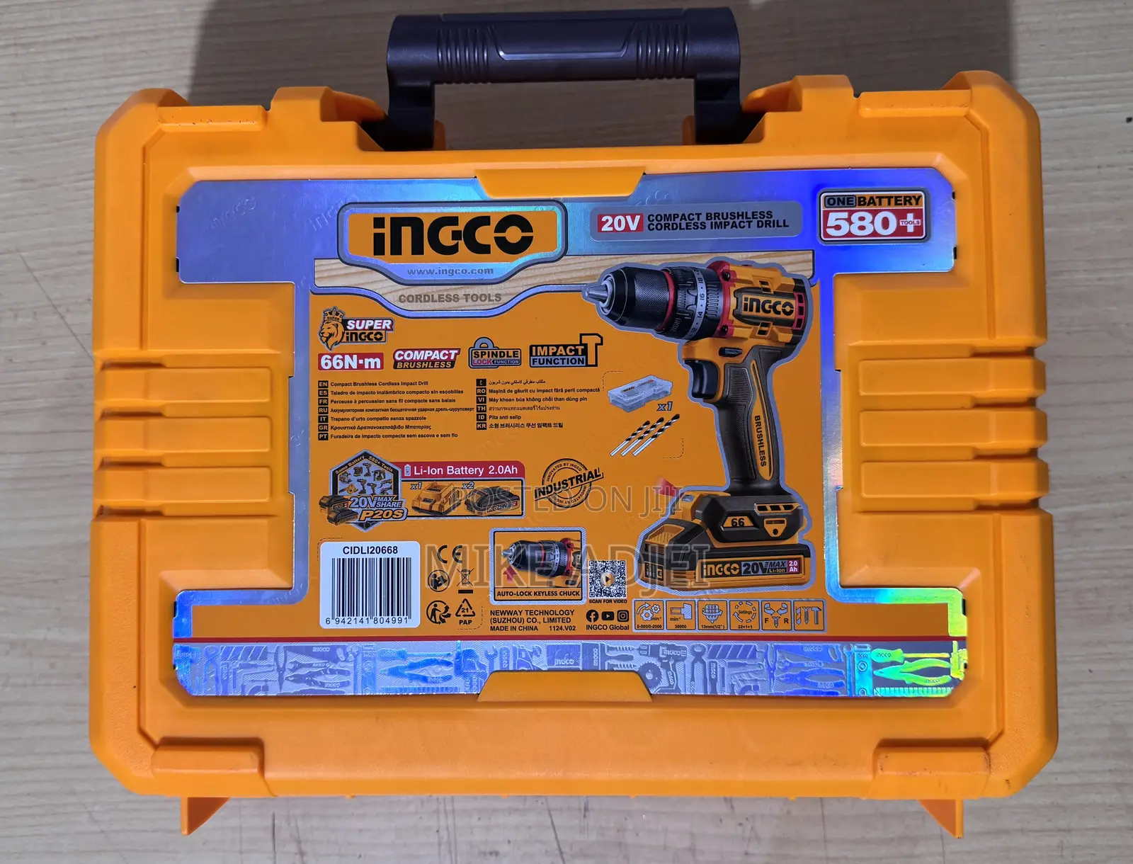 Ingco 66nm Cordless Impact Drill
