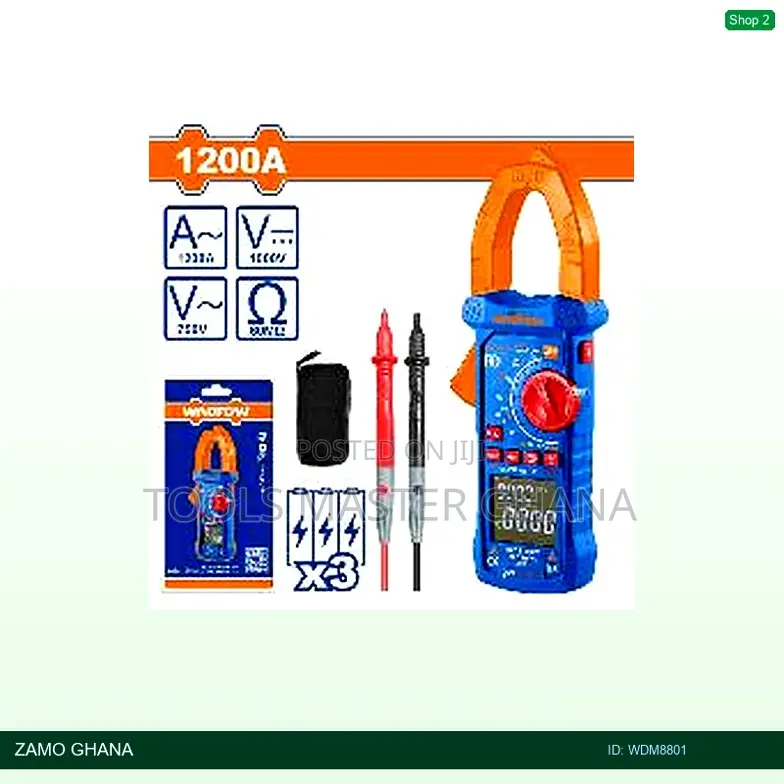 Digital Ac Clamp Meter - Wdm8801