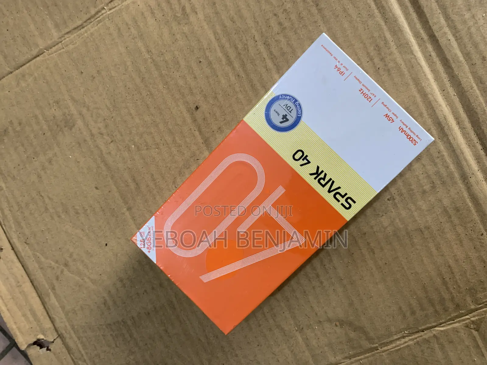 New Tecno Spark 40 256 GB Blue