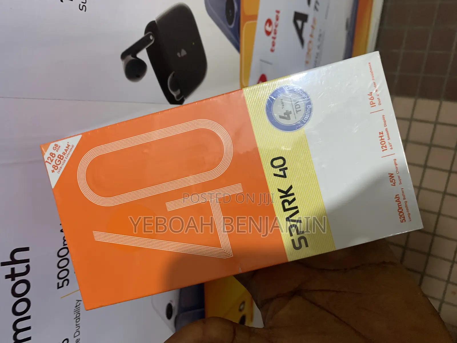 New Tecno Spark 40 256 GB Blue