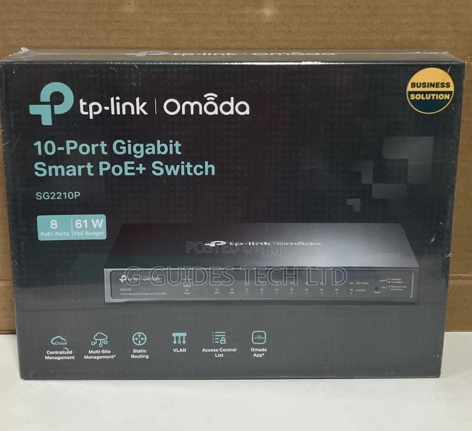 Tp-Link Omada Sg2210p 10-Port Gigabit Smart Poe+ Switch