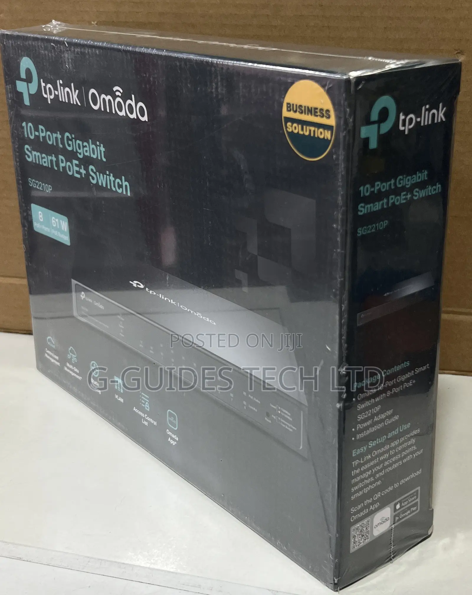 Tp-Link Omada Sg2210p 10-Port Gigabit Smart Poe+ Switch