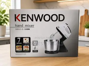 7 Speed Kenwood Hand Mixer With Stainless Bowl