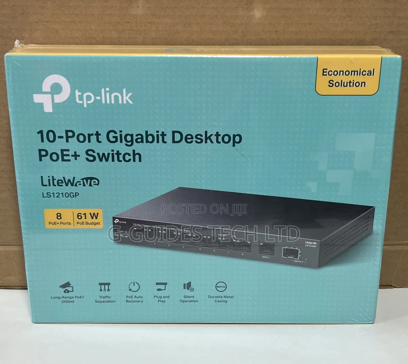 Tp-Link 10-Port Gigabit Desktop Poe+ Network Switch Litewave Ls1210gp
