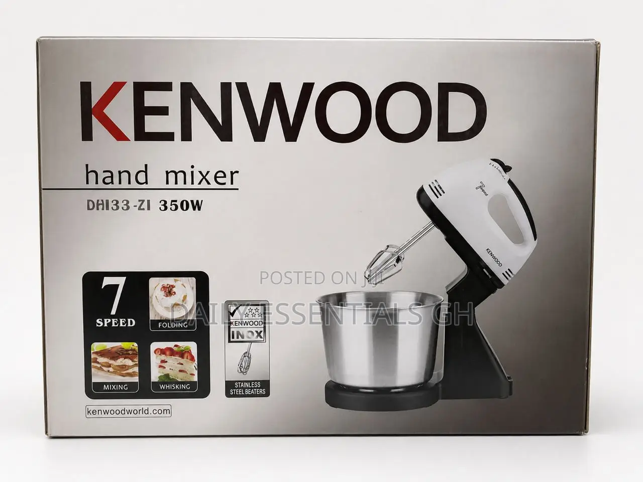 Heavy Duty Kenwood Hand Mixer With Stand Bowl