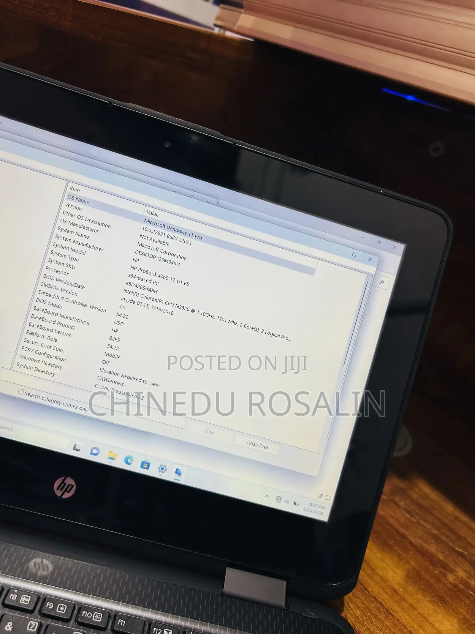 Laptop HP ProBook X360 11 G1 EE 4GB Intel Celeron SSD 128GB