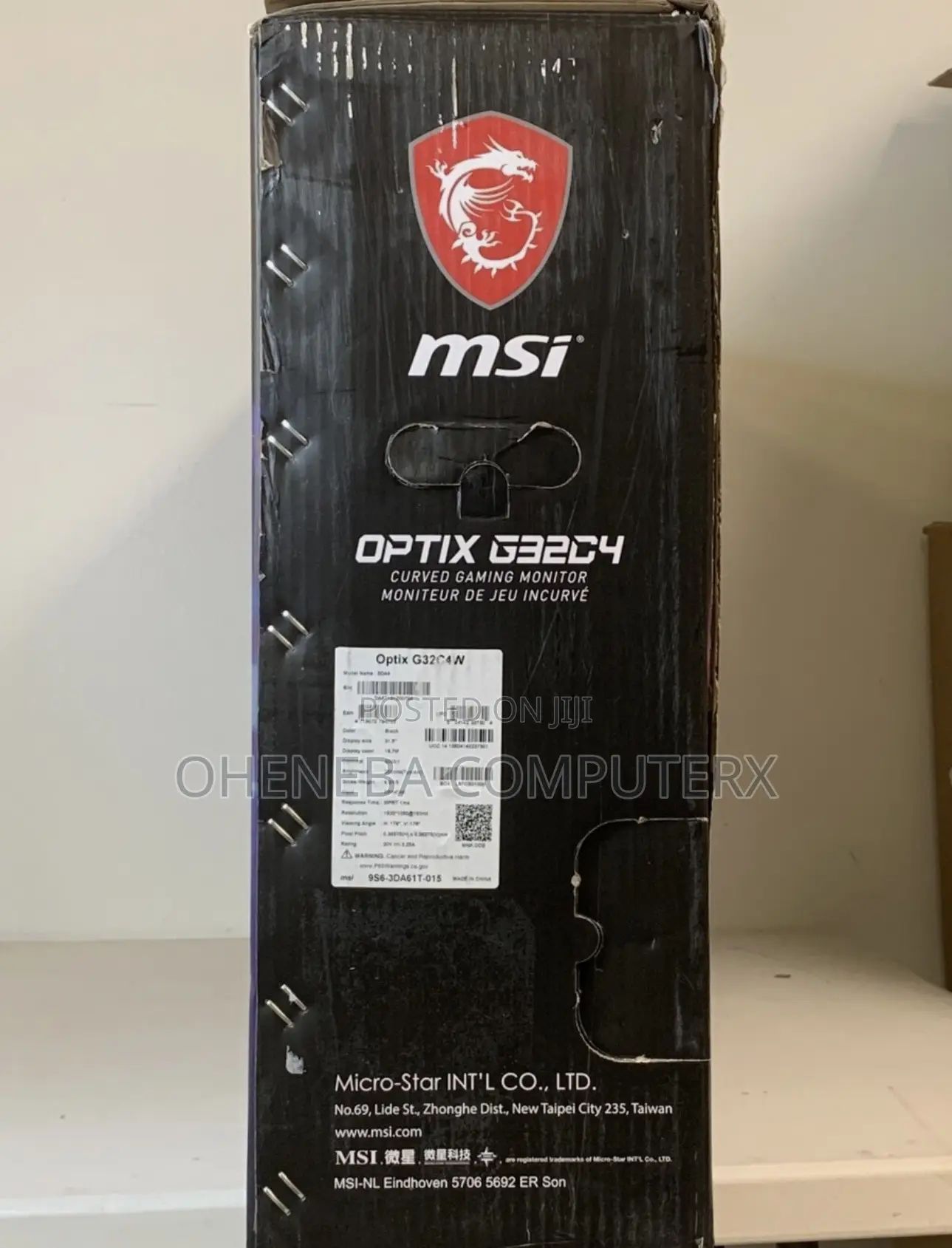 Msi Optix G32c4 165hz Curved Gaming Monitor