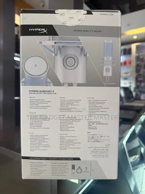 Hyperx Quadcast 2 Multipattern Usb Electret Condenser Microphone