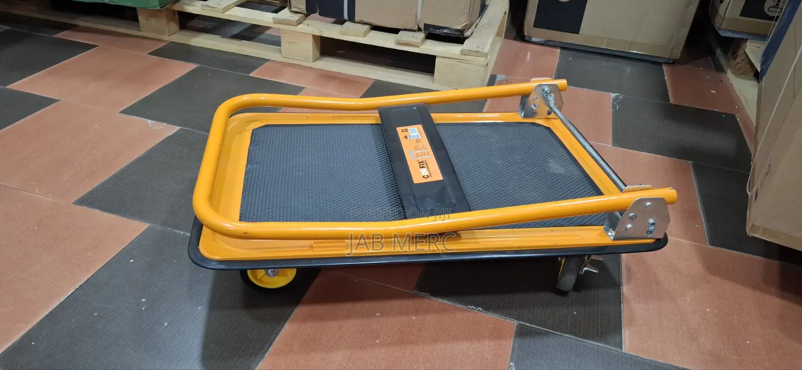 Foldable Trolley Transporting Materialslogistics Stock Picking 150kg