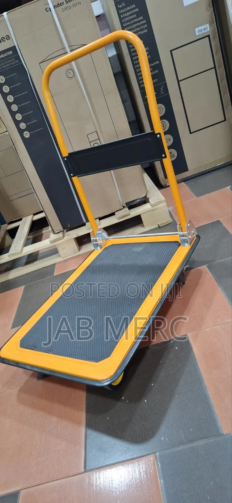 Foldable Trolley Transporting Materialslogistics Stock Picking 150kg