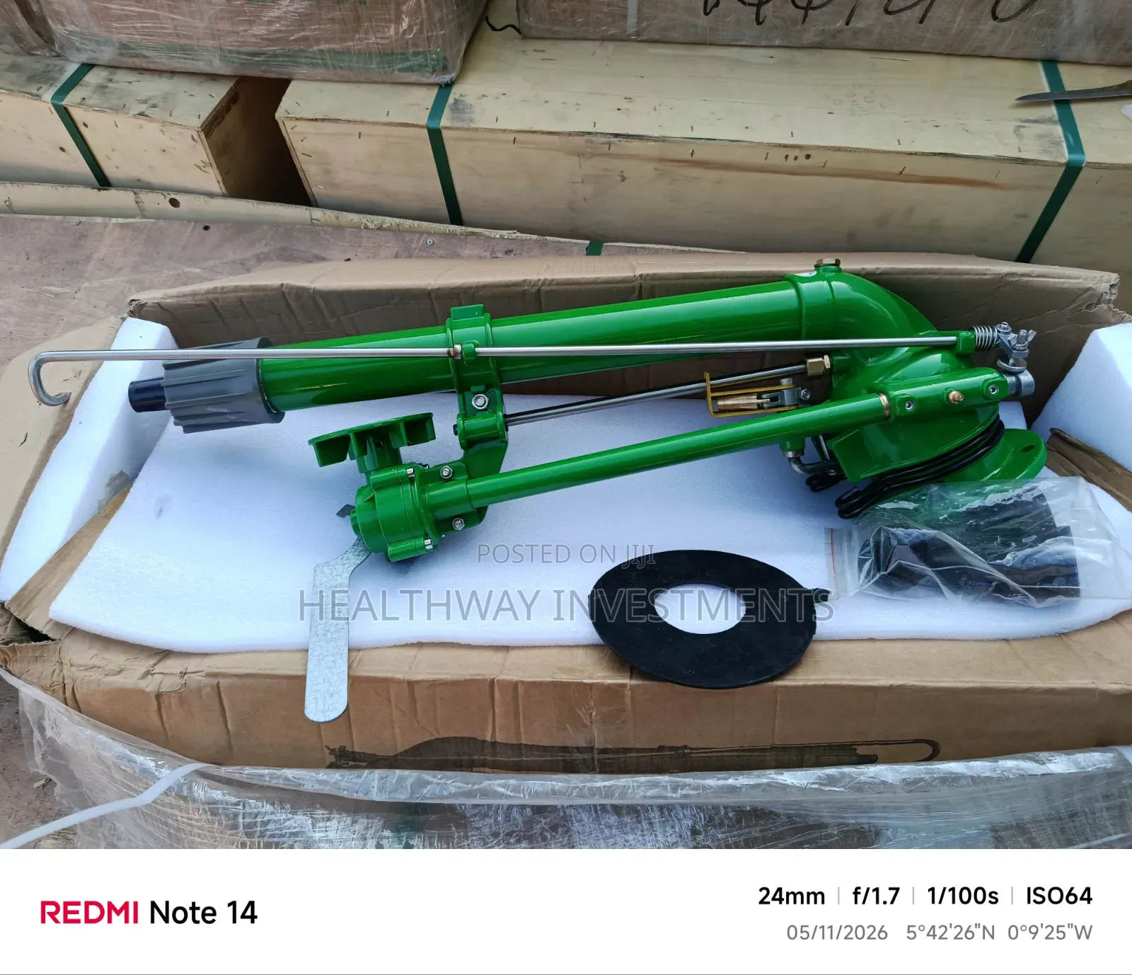 Irrigation Water Sprinkler Gun 360 Degrees