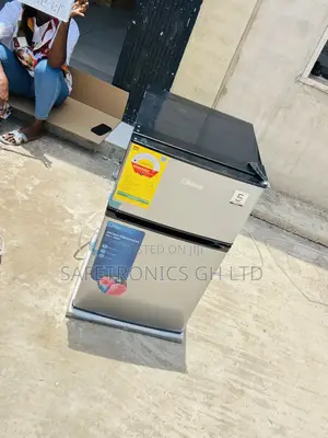 Super Fast Midea 87ltr Double Door Table Top Fridge Hd-113f(N