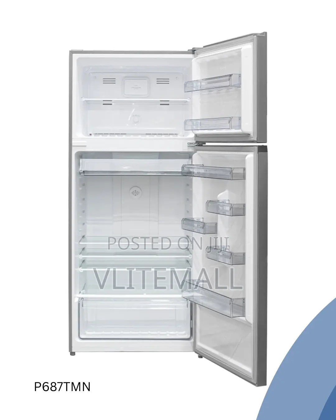 TCL 528l Top Mount Refrigerator P687tmn