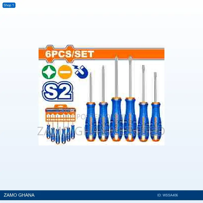 6 PCS Screwdriver - Wssa406