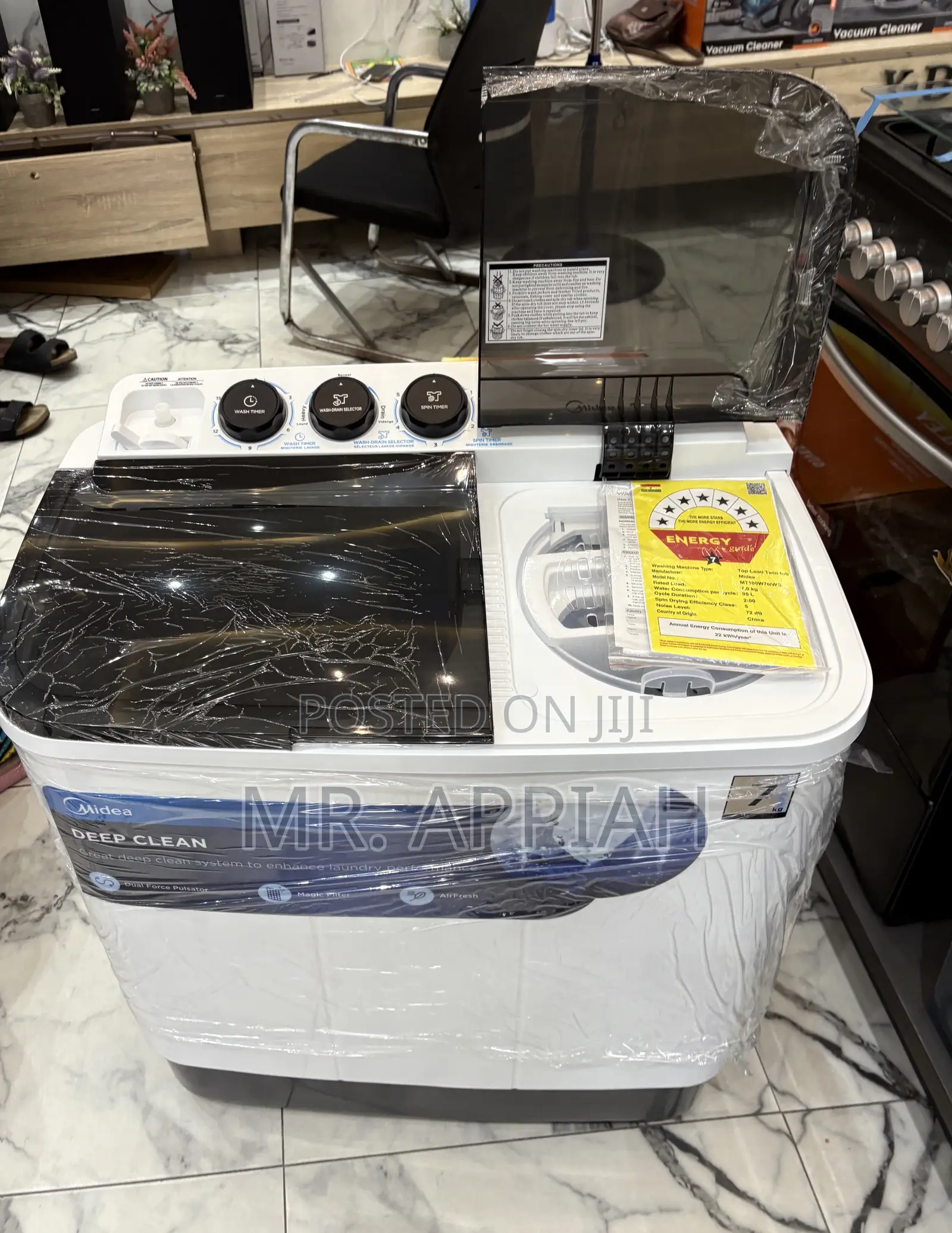 Check Out Midea 7kg Spin Dry Electric Washing Machine(Semi-Auto)
