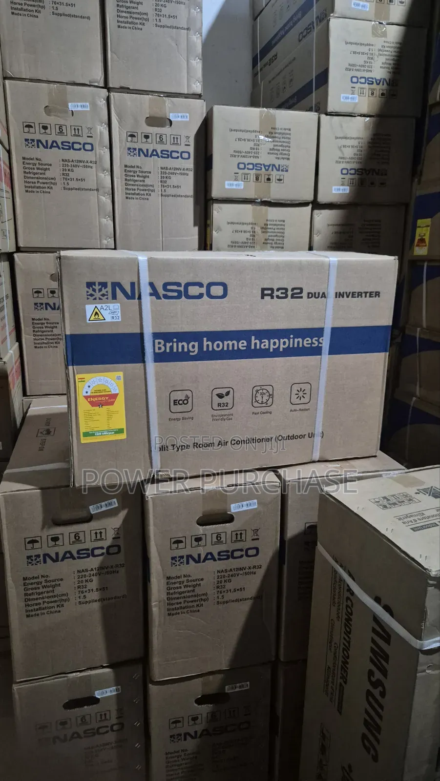 Nasco Dual Inverter 1.5hp Fast Cooling Air-Condition