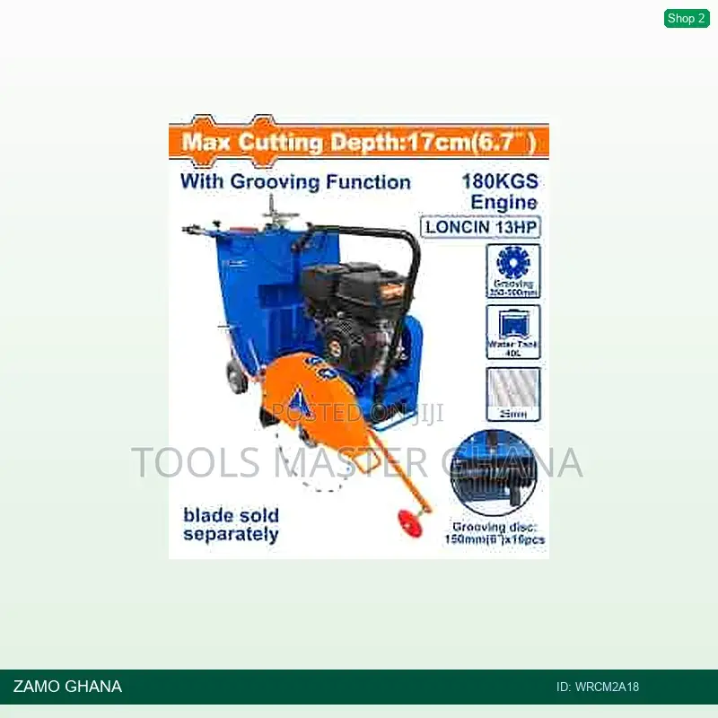 Gasoline Floor Saw and Grooving Machine - Wrcm2a18