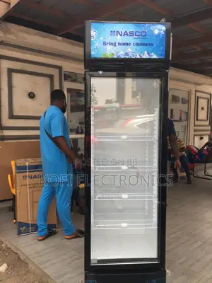 Large Capacity Nasco 288l Display Refrigerator for Shops Homes