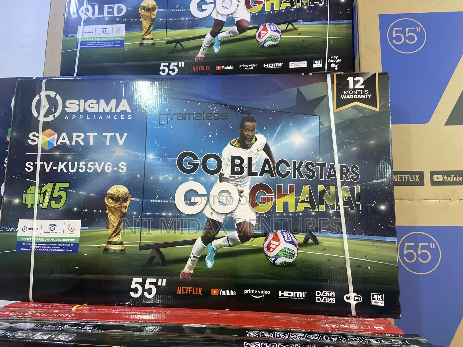 Sigma 55inches Android Smart Tv