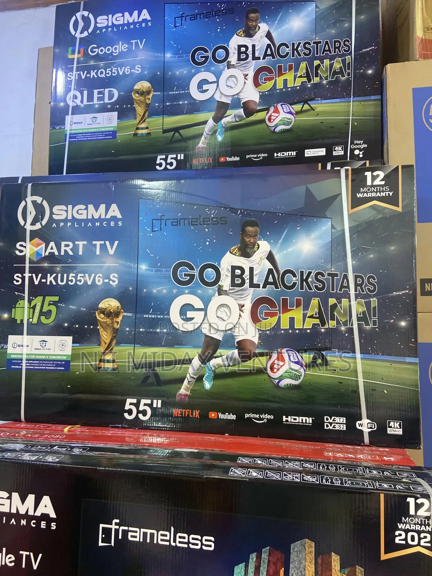Sigma 55inches Android Smart Tv