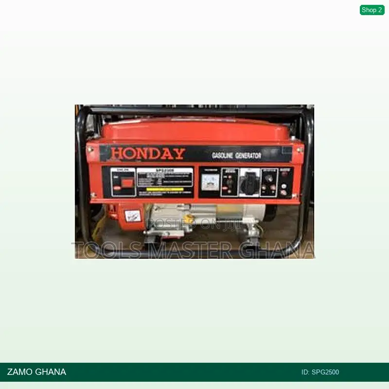 Generator Gasoline 2.0 - 2.2kw Red - Spg2500
