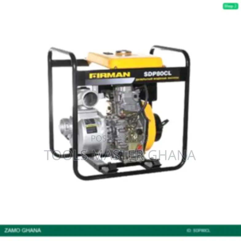 3 Inch Water Pump Diesel Sde178fa 4.0kw 5.5ps 3600rpm - Sdp80cl