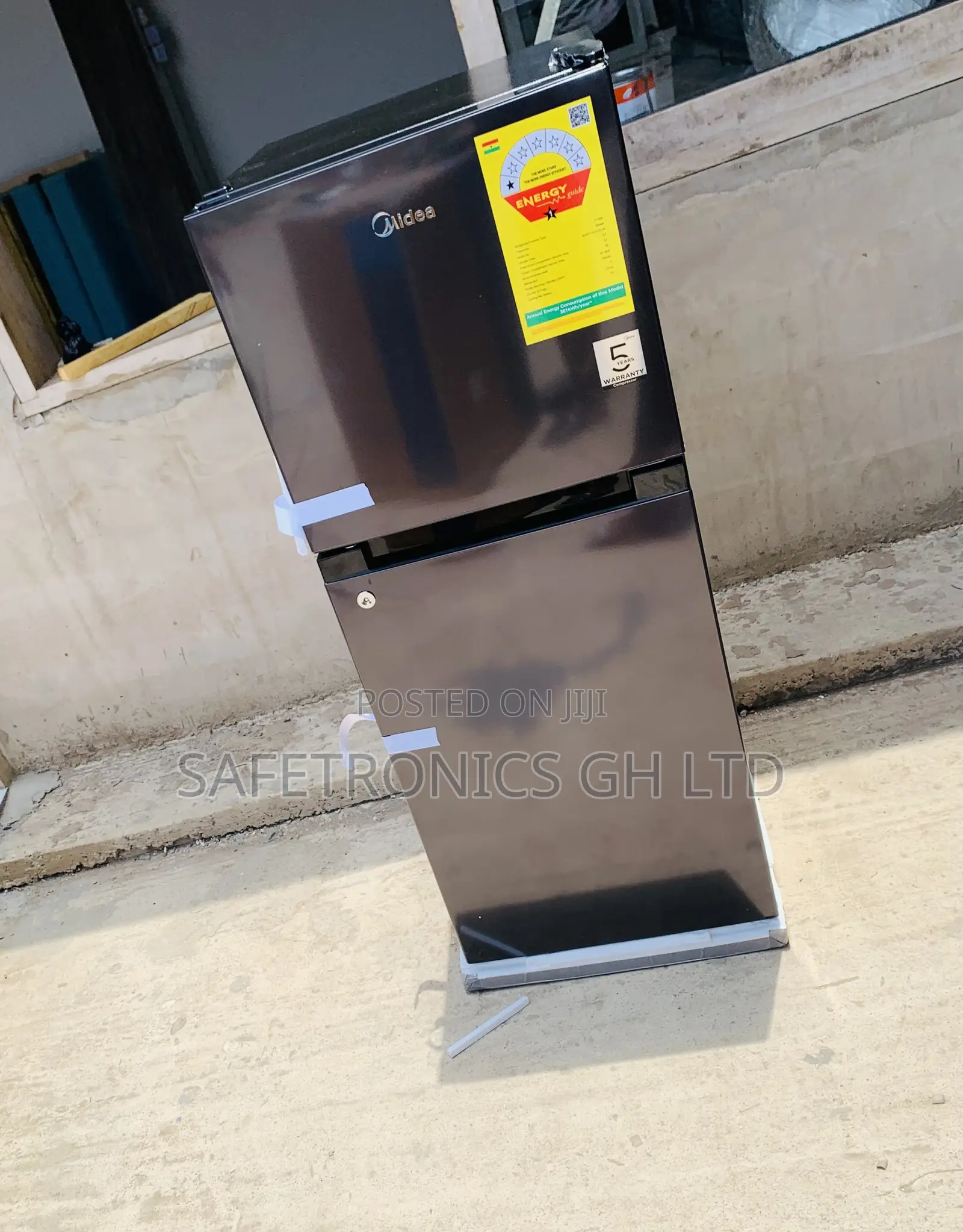 Original Best 127l Jazz Black Top Mount Refrigerator