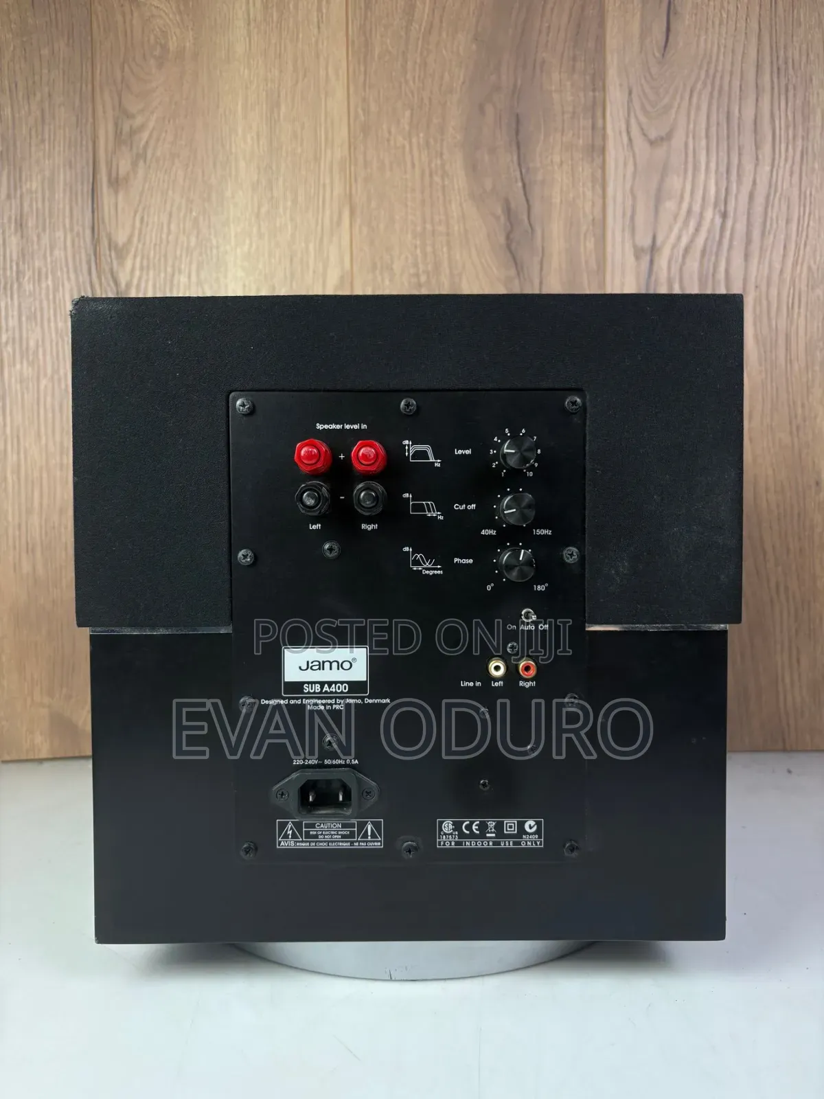 Powerful Jamo Sub Compact, Stylish, and Active Subwoofer