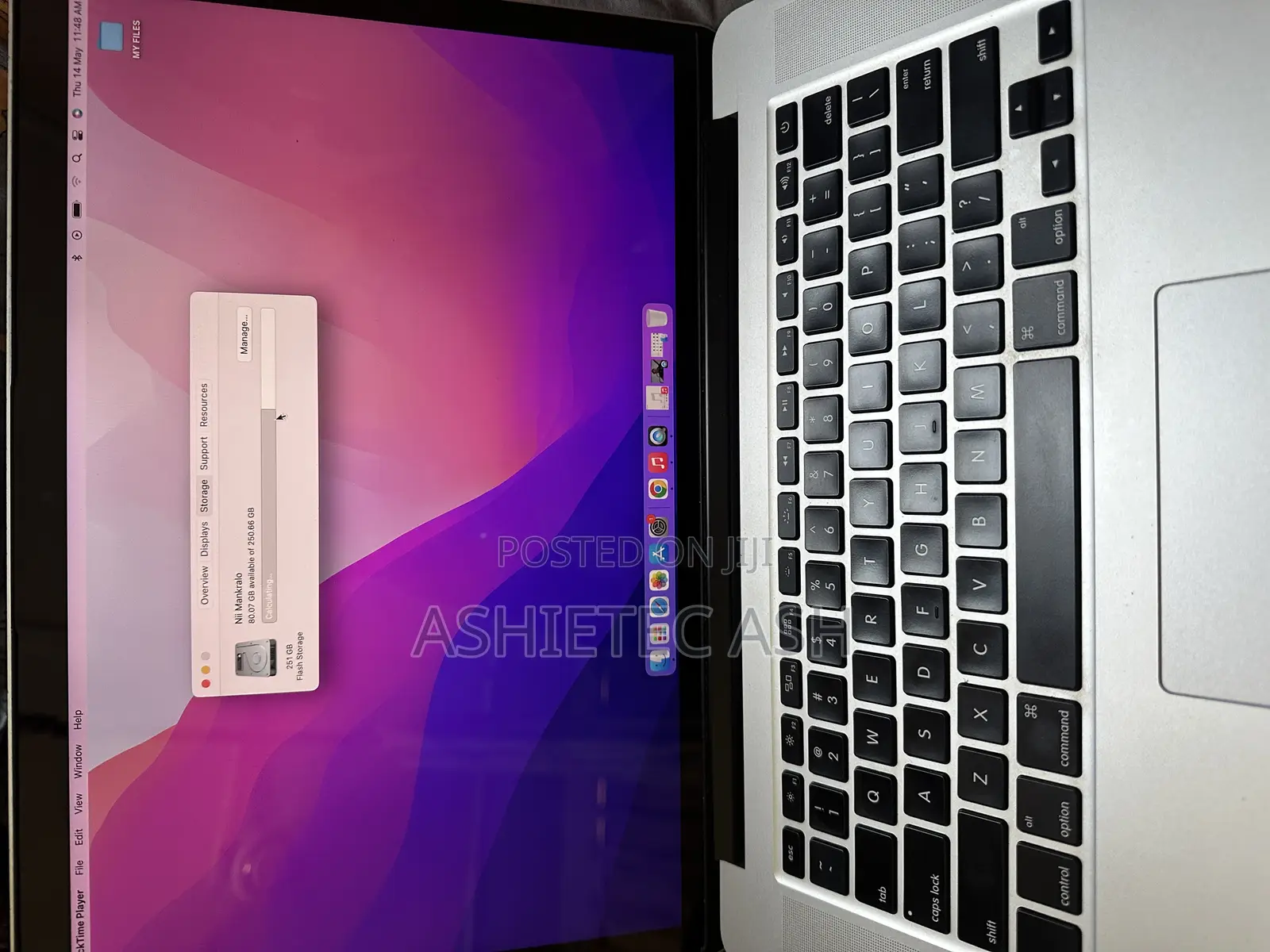 Laptop Apple MacBook Pro 2015 16GB Intel Core i7 SSD 256GB