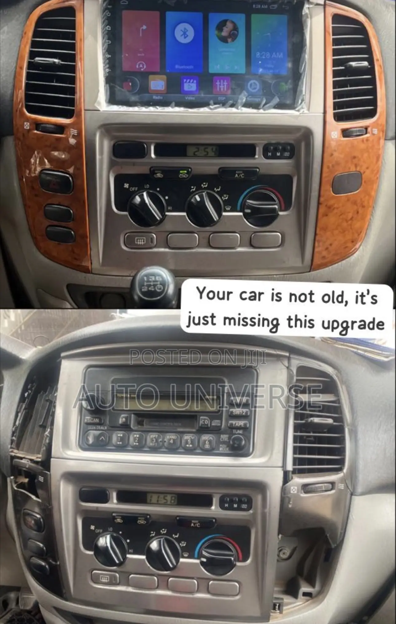 Landcruiser 100 2003 to 2008 Android Screen Available